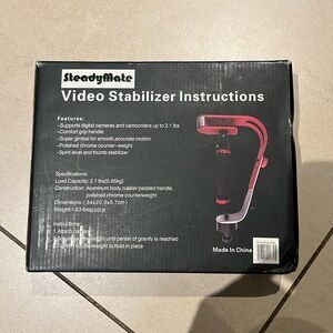 SteadyMate Video Stabilizer New in Box - brand new in box